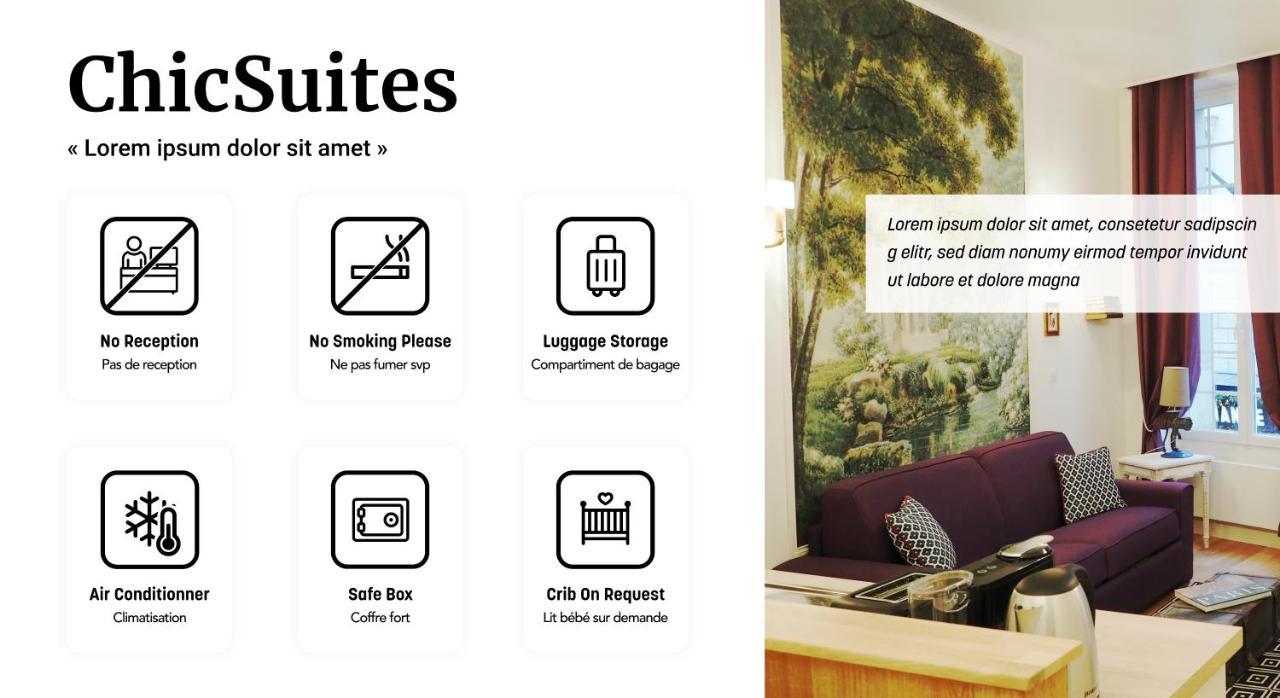Louvre Opera Private Chicsuites Paris Eksteriør billede
